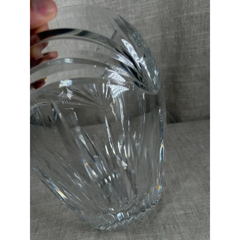 Marquis by Waterford Crystal Vase Good Vintage Clear Cut Glass 8 Inch Germany